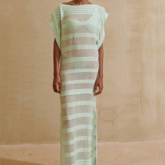 Baobab Sheer Maxi Dress Size: M - Picture 1 of 13